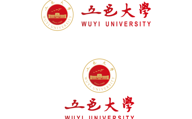 五邑大学logo校徽PNG透明底ai矢量素材