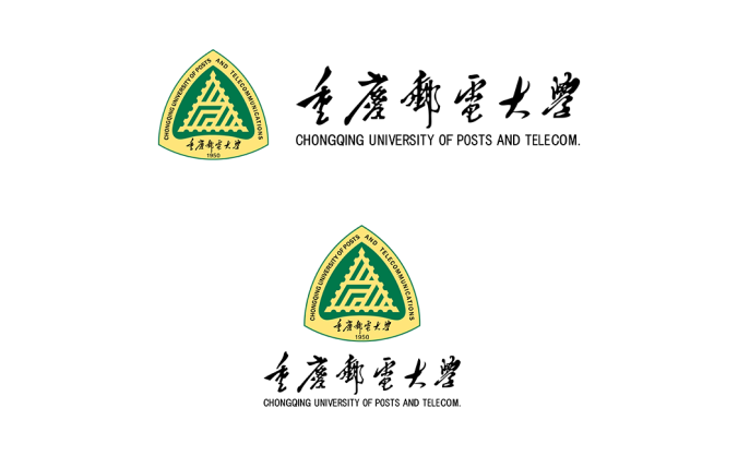 重庆邮电大学logo校徽PNG透明底ai矢量素材