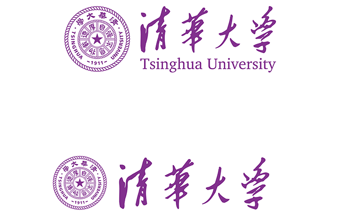 清华大学logo校徽PNG透明底ai矢量素材