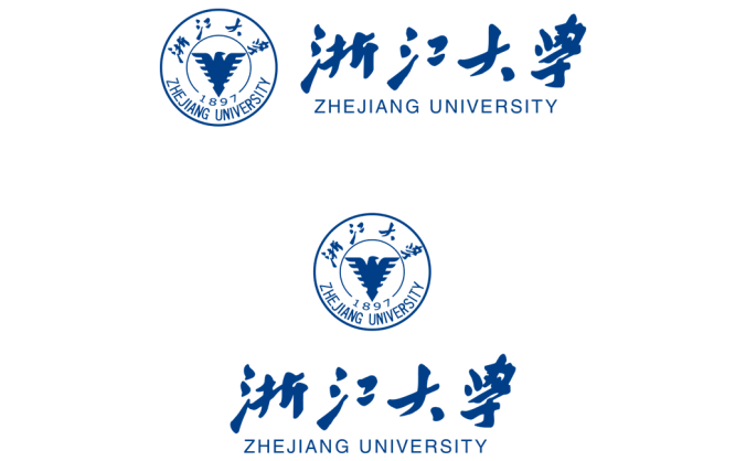浙江大学logo校徽PNG透明底ai矢量素材