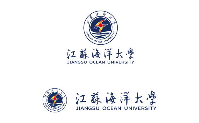 江苏海洋大学logo校徽PNG透明底ai矢量素材