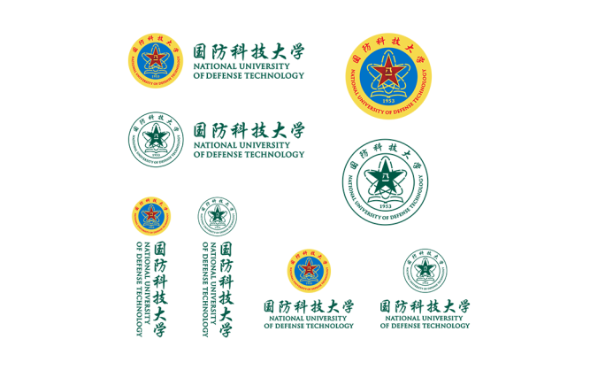 国防科技大学logo校徽PNG透明底ai矢量素材