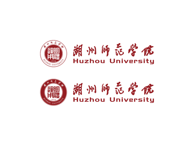 湖州师范学院logo校徽PNG透明底ai矢量素材