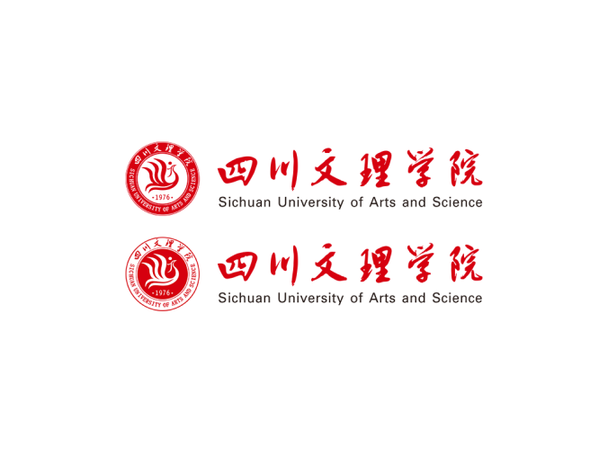 四川文理学院logo校徽PNG透明底ai矢量素材
