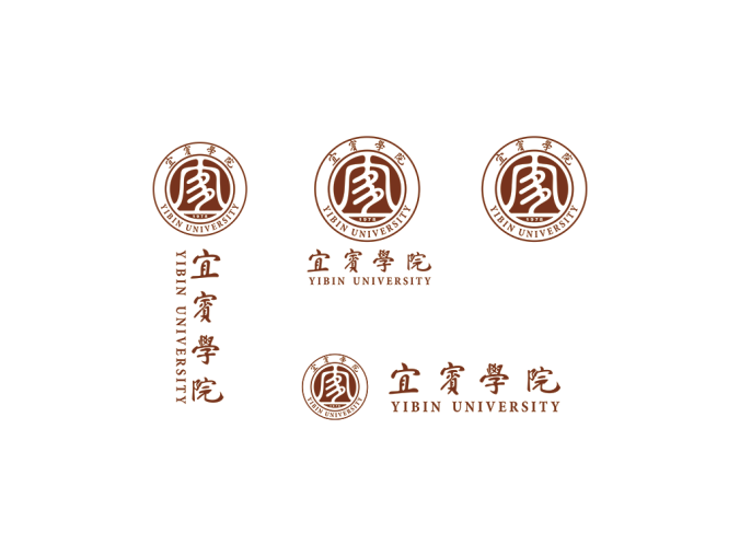宜宾学院logo校徽PNG透明底ai矢量素材