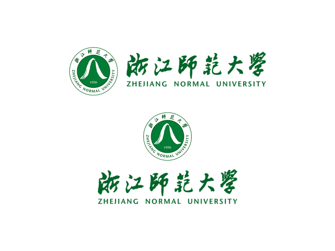 浙江师范大学logo校徽PNG透明底ai矢量素材