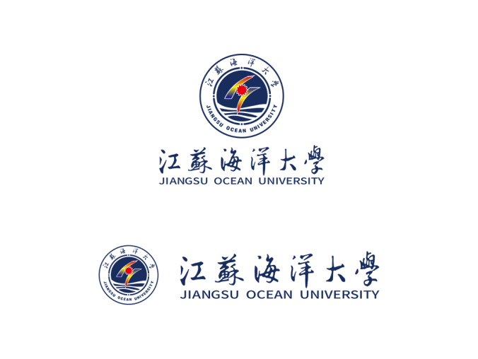 江苏海洋大学logo校徽PNG透明底ai矢量素材