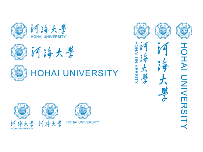 河海大学logo校徽PNG透明底ai矢量素材