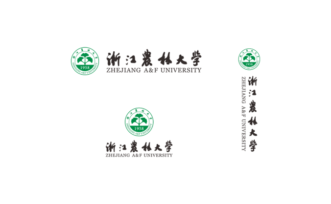 浙江农林大学logo校徽PNG透明底ai矢量素材