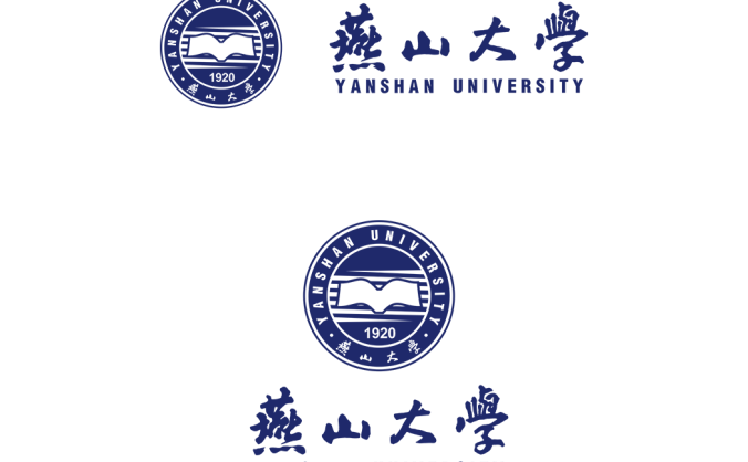 燕山大学logo校徽PNG透明底ai矢量素材