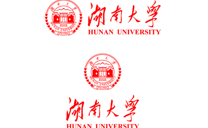 湖南大学logo校徽PNG透明底ai矢量素材