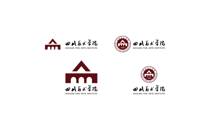 四川美术学院logo校徽PNG透明底ai矢量素材