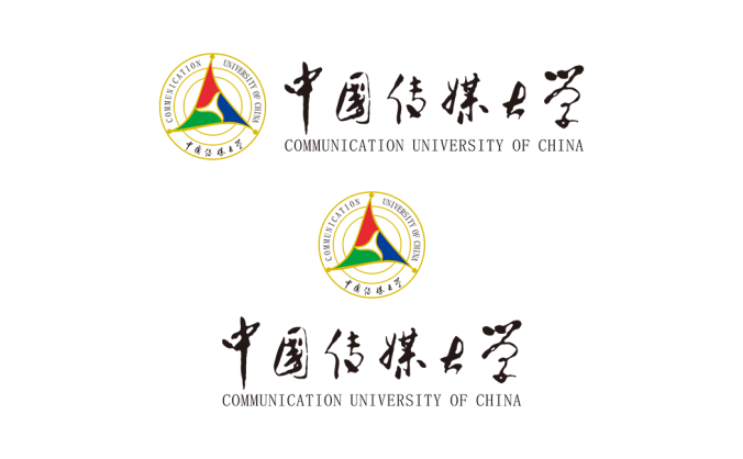 中国传媒大学logo校徽PNG透明底ai矢量素材
