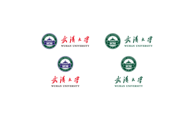 武汉大学logo校徽PNG透明底ai矢量素材