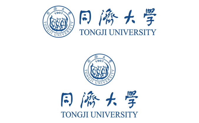 同济大学logo校徽PNG透明底ai矢量素材
