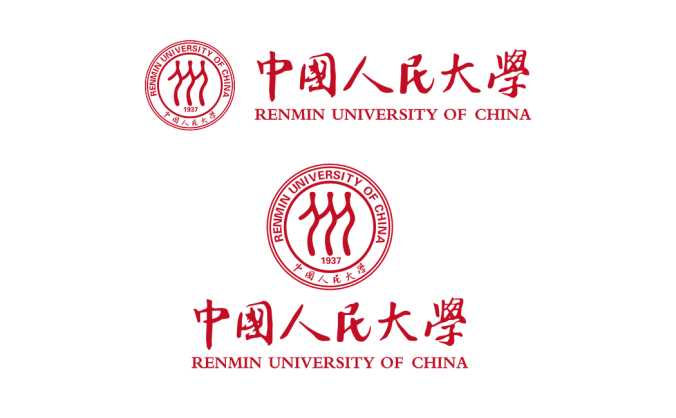 中国人民大学logo校徽PNG透明底ai矢量素材