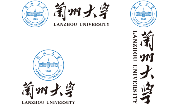 兰州大学logo校徽PNG透明底ai矢量素材