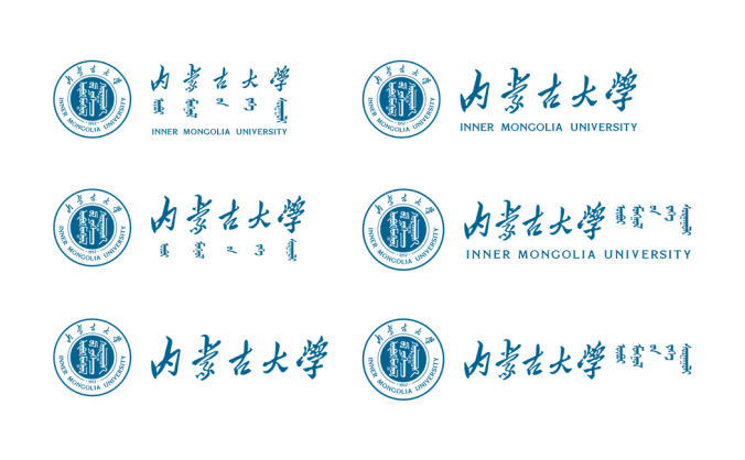 内蒙古大学logo校徽PNG透明底ai矢量素材
