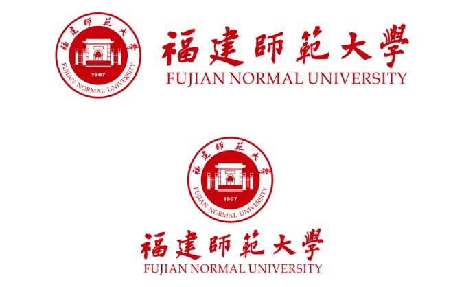 福建师范大学logo校徽PNG透明底ai矢量素材