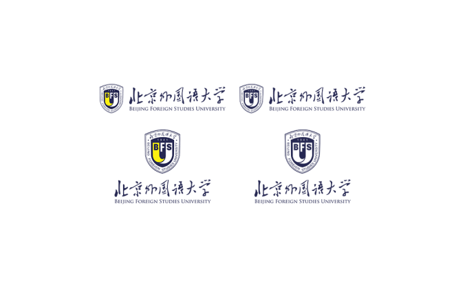 北京外国语大学logo校徽PNG透明底ai矢量素材