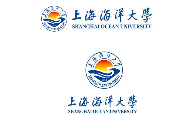 上海海洋大学logo校徽PNG透明底ai矢量素材