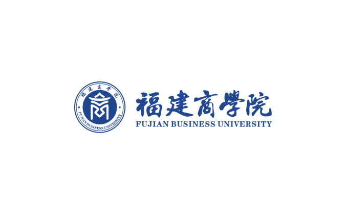 福建商学院logo校徽PNG透明底ai矢量素材