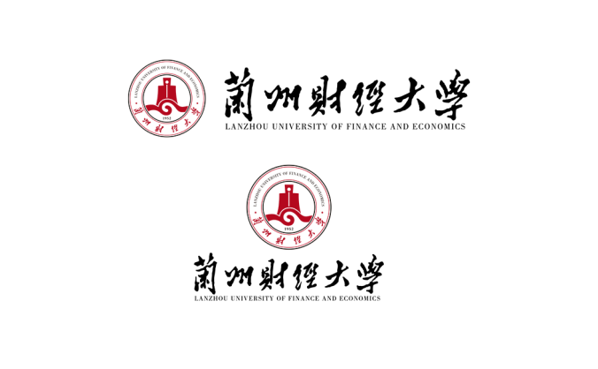 兰州财经大学logo校徽PNG透明底ai矢量素材