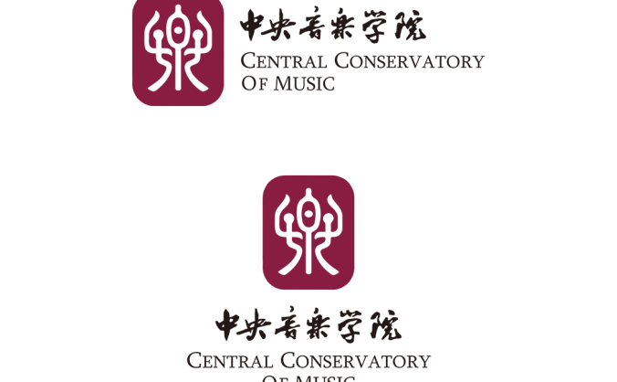 中央音乐学院logo校徽PNG透明底ai矢量素材