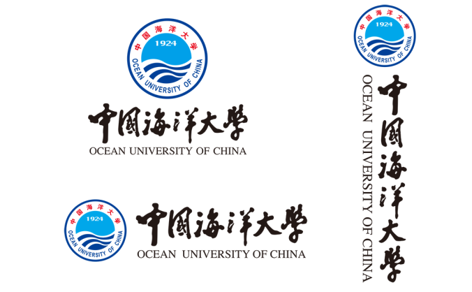中国海洋大学logo校徽PNG透明底ai矢量素材
