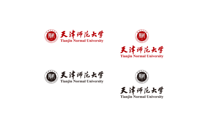 天津师范大学logo校徽PNG透明底ai矢量素材