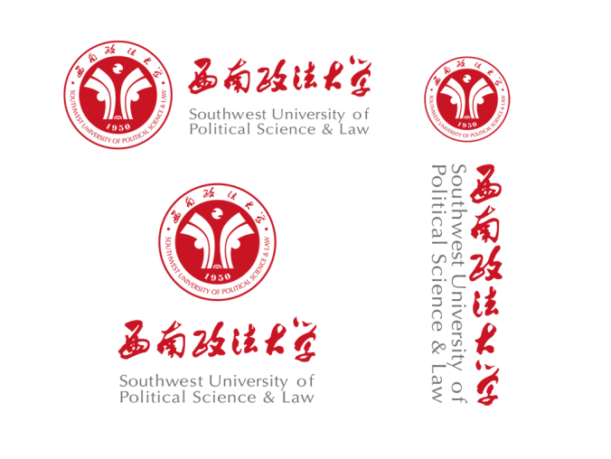 西南政法大学logo校徽PNG透明底ai矢量素材