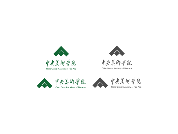中央美术学院logo校徽PNG透明底ai矢量素材
