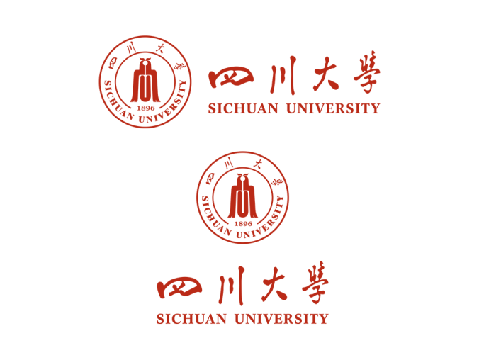 四川大学logo校徽PNG透明底ai矢量素材