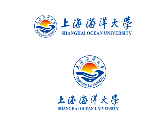 上海海洋大学logo校徽PNG透明底ai矢量素材
