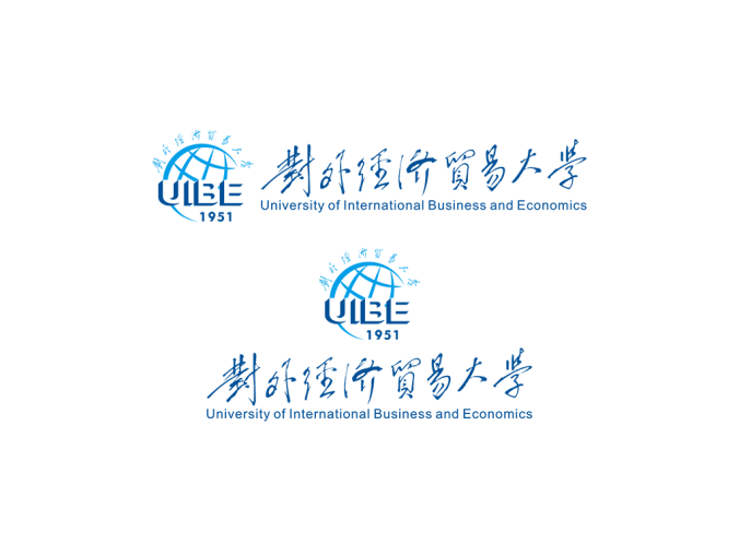 对外经济贸易大学logo校徽PNG透明底ai矢量素材