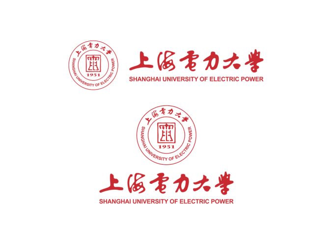 上海电力大学logo校徽PNG透明底ai矢量素材