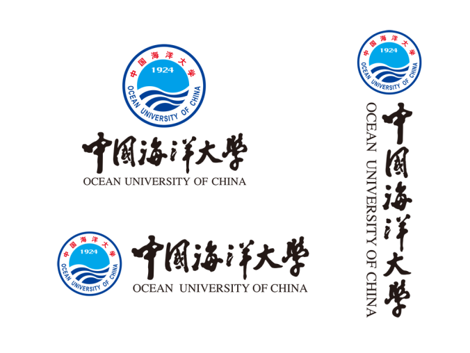 中国海洋大学logo校徽PNG透明底ai矢量素材
