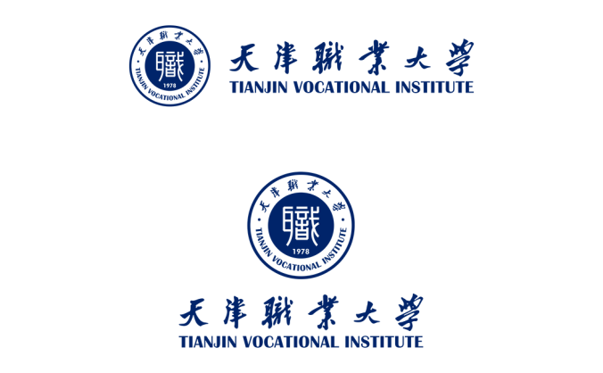 天津职业大学logo校徽PNG透明底ai矢量素材