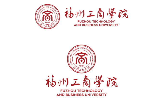 福州工商学院logo校徽PNG透明底ai矢量素材