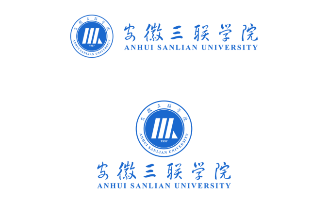 安徽三联学院logo校徽PNG透明底ai矢量素材