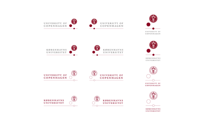 丹麦哥本哈根大学（University of Copenhagen）logo校徽PNG透明底ai矢量素材