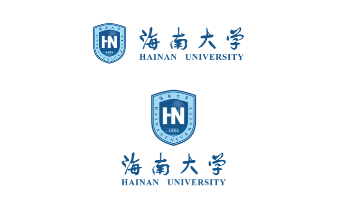 海南大学校徽logo校徽PNG透明底ai矢量素材