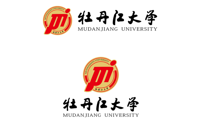 牡丹江大学logo校徽PNG透明底ai矢量素材
