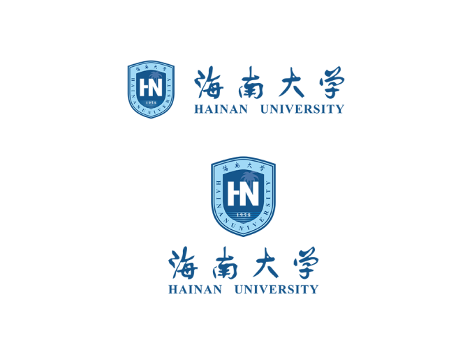 海南大学校徽logo校徽PNG透明底ai矢量素材