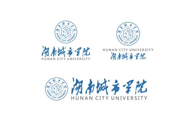 湖南城市学院logo校徽PNG透明底ai矢量素材