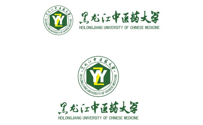 黑龙江中医药大学logo校徽PNG透明底ai矢量素材