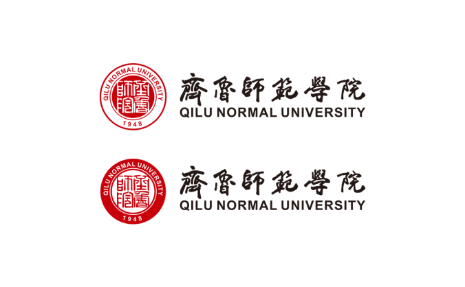 齐鲁师范学院logo校徽PNG透明底ai矢量素材
