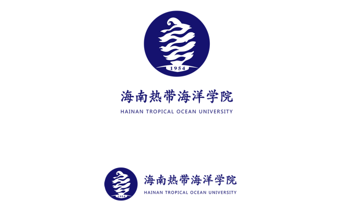 海南热带海洋学院logo校徽PNG透明底ai矢量素材