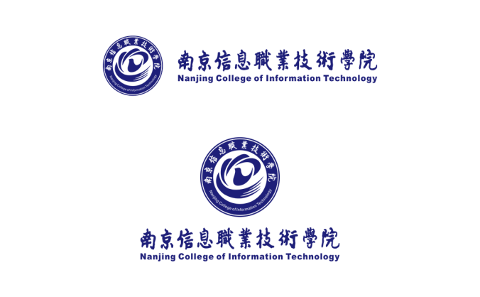 南京信息职业技术学院logo校徽PNG透明底ai矢量素材