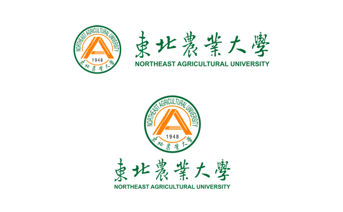 东北农业大学logo校徽PNG透明底ai矢量素材
